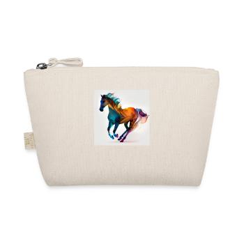 Cheval fougueux n°13 - Trousse biologique - nature - Devant
