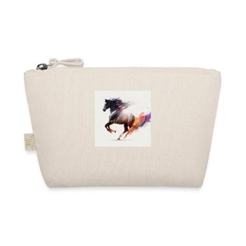 Cheval fougueux n°10 - Trousse biologique - nature - Devant