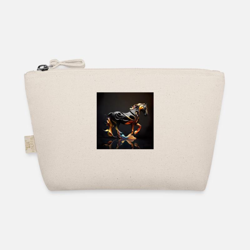 Feuriges Pferd Nr. 8 Bio-Täschchen