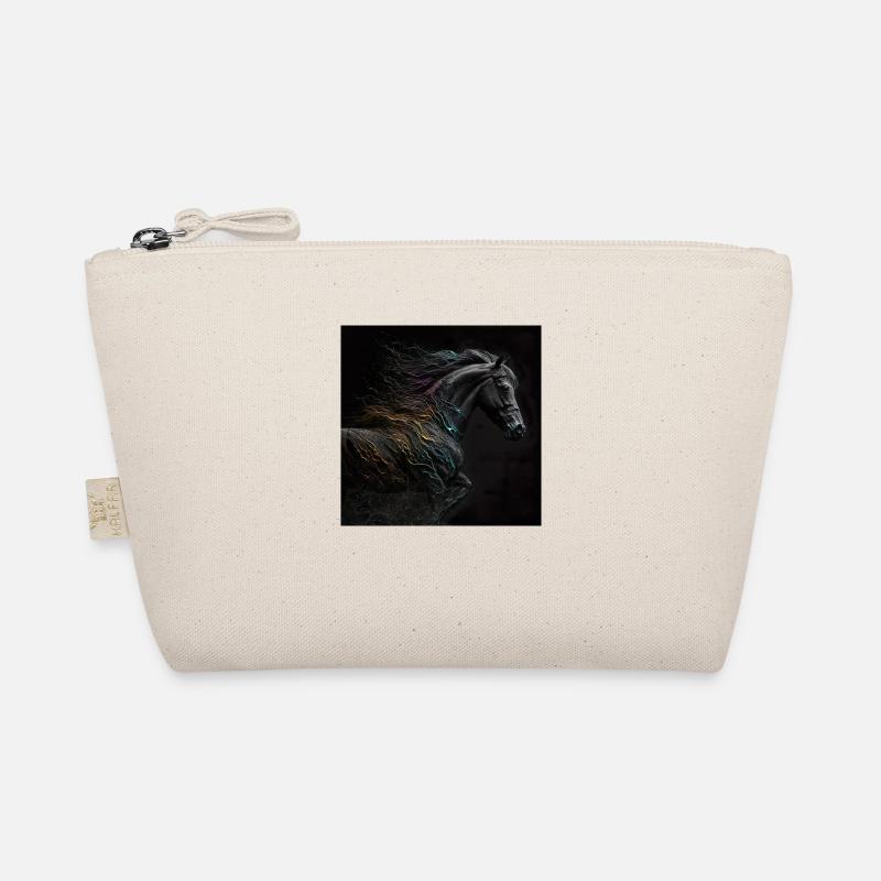 Feuriges Pferd Nr. 6 Bio-Täschchen