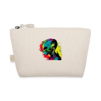 Cool Retro Futuristic Alien - Rainbow - Organic Pouch - nature - Front