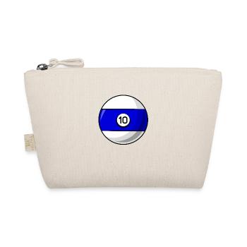 Boule de billard 10 Billard bleu dix - Trousse biologique - nature - Devant