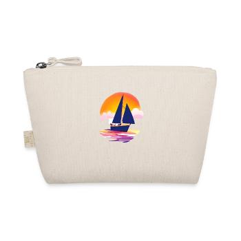 Sailing Sailing Sailing Sailing Sailboat - Organic Pouch - nature - Front