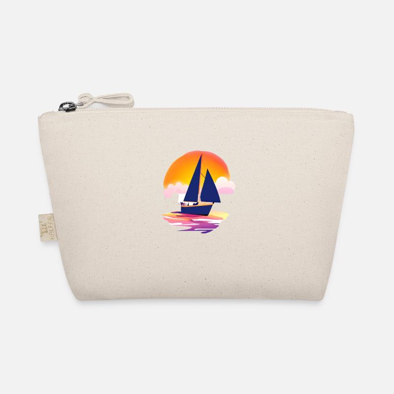 Sailing Sailing Sailing Sailing Sailboat Organic Pouch