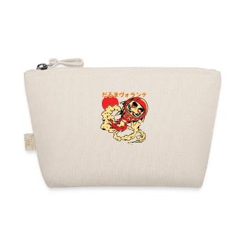 Poupée Daruma Volante - Trousse biologique - nature - Devant