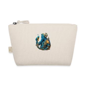 Neptune with beer. Cool mythology - Organic Pouch - nature - Front