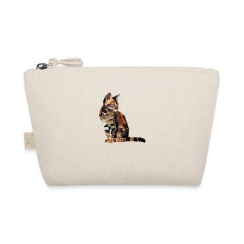 Chat du Bengale dans le style polygonal - Géométrique - Trousse biologique - nature - Devant