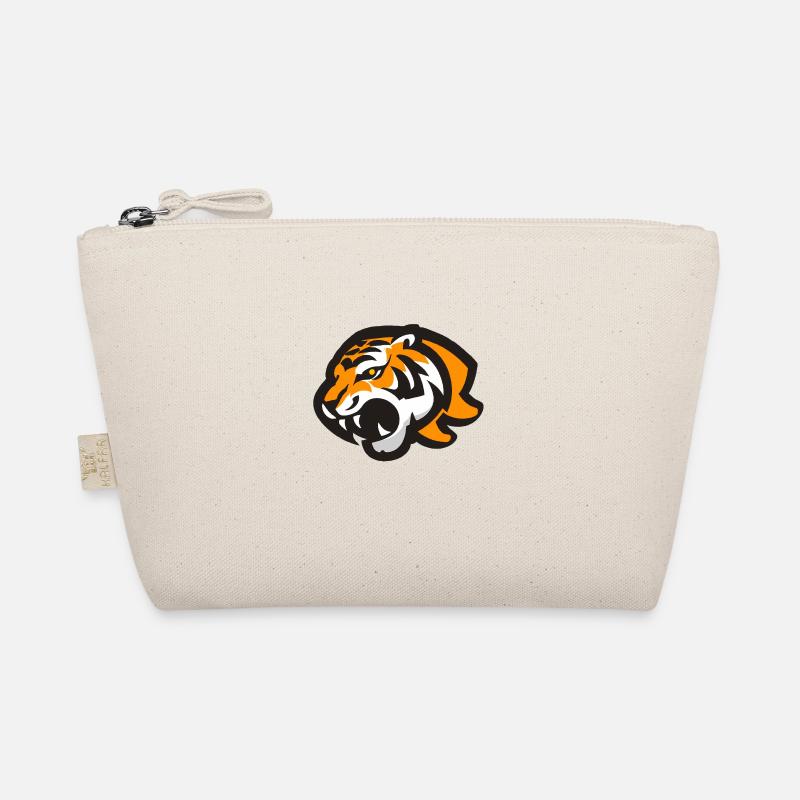 Brüllender Tiger - Bio-Täschchen - Natur