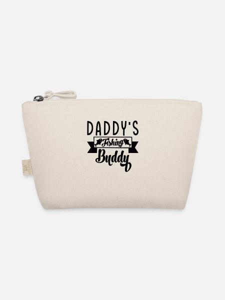 Daddy´s Fishing Buddy - Bio-Täschchen - Natur - Vorne