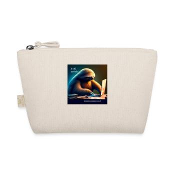 Sloth working in IT - Bio-Täschchen - Natur - Vorne