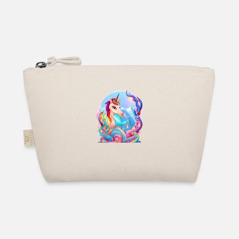 Unicorn Fabeltier Mädchen Einhorn Einhörner Bio-Täschchen