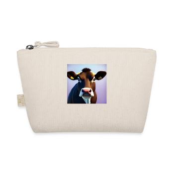 Vache brune sur fond coloré - Trousse biologique - nature - Devant