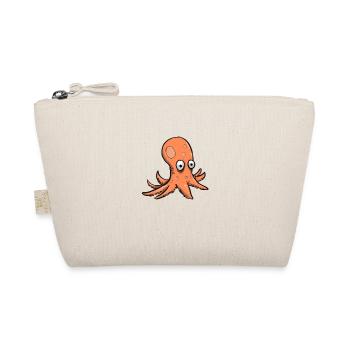 Oktopus-Karikatur - Bio-Täschchen - Natur - Vorne