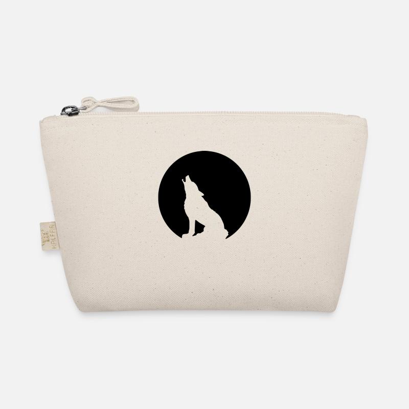 Wolf - Bio-Täschchen - Natur