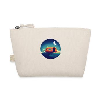 Camping Gift Tents Motorhome Caravan Camp - Organic Pouch - nature - Front