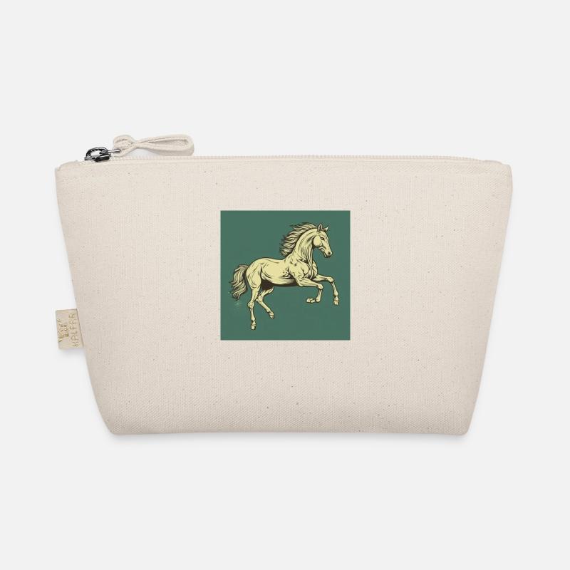 Retro Pferd Bio-Täschchen