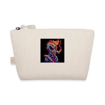 Bad Ass [pixel art] - Organic Pouch - nature - Front