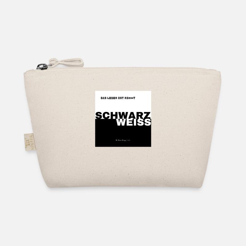 SCHWARZ WEISS Bio-Täschchen