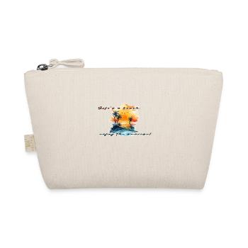 Lifes a beach enjoy the sunrise - Organic Pouch - nature - Front