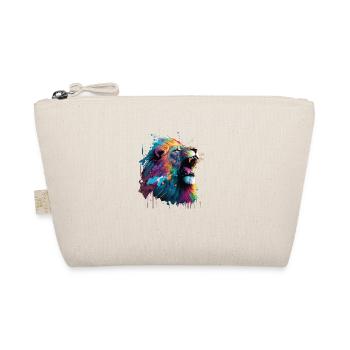 Lion Majestueux en Couleurs Vives - Trousse biologique - nature - Devant