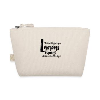 FUN Quote - Lemon Squirt - pos - Bio-Täschchen - Natur - Vorne