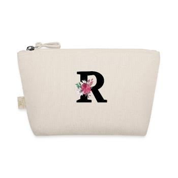 Buchstabe r floral - Bio-Täschchen - Natur - Vorne