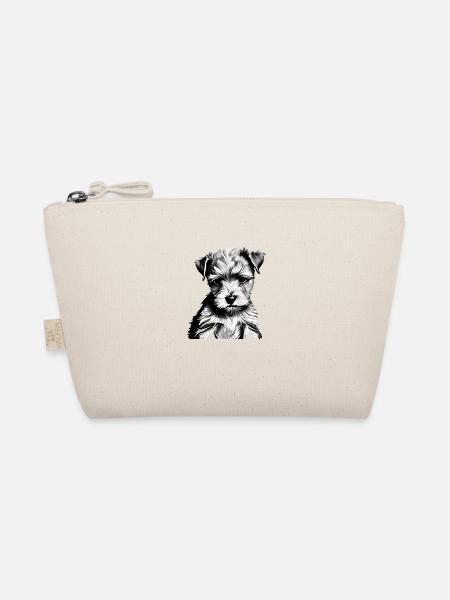 Hunde Lakeland Terrier Hundehalter Hund Hundemotiv - Bio-Täschchen - Natur