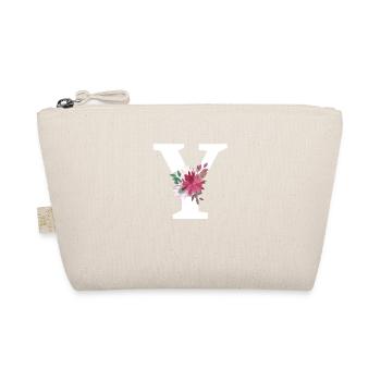 Letter y floral - Organic Pouch - nature - Front