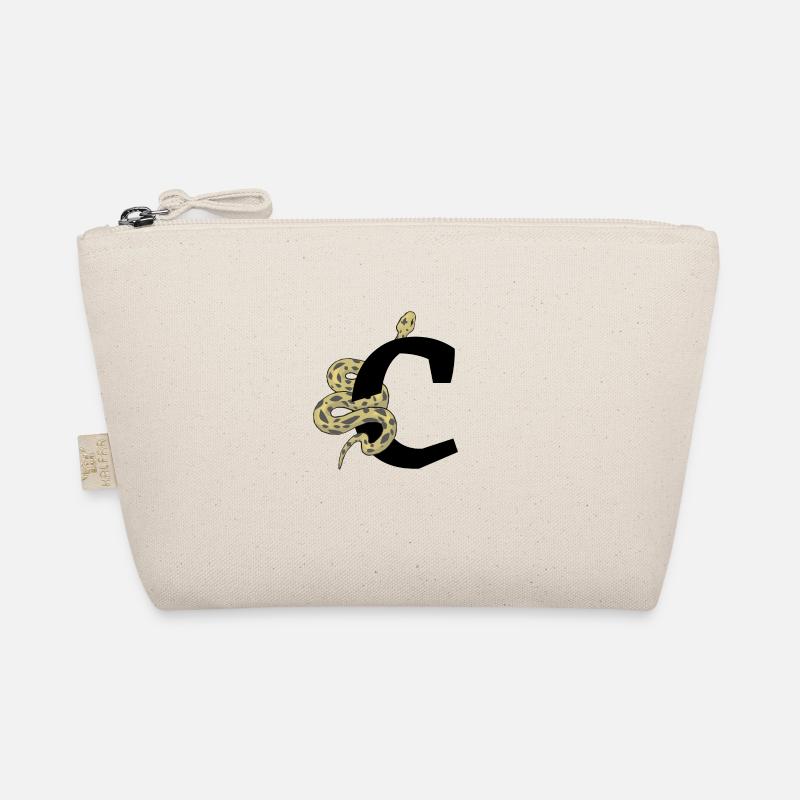 Letter c snake Organic Pouch