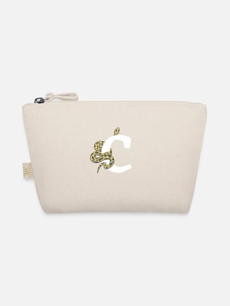Letter c snake - Organic Pouch - nature - Front