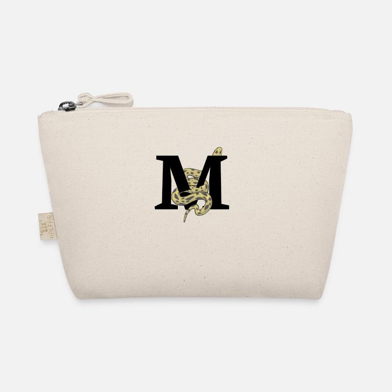 Letter m snake Organic Pouch