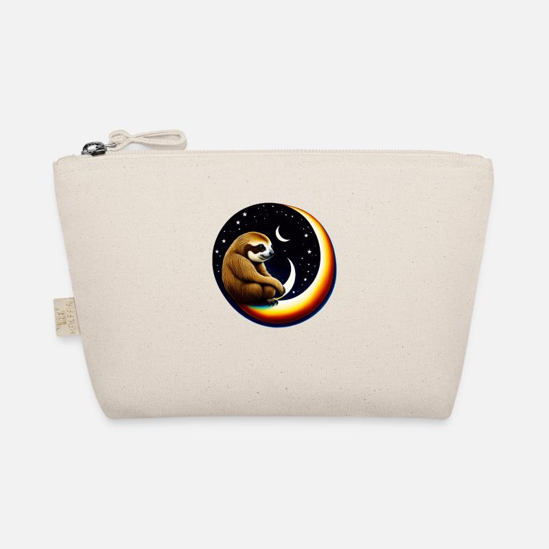 Crescent moon sloth Organic Pouch