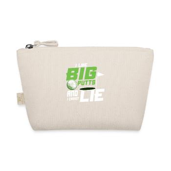 I Like Big Putts And I Cannot Lie Golf Golfing - Bio-Täschchen - Natur - Vorne