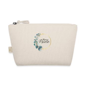 Team Bride | Stilvolle JGA Shirts für Frauen - Bio-Täschchen - Natur - Vorne