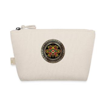 Aztec God Ollin ancient symbol - Organic Pouch - nature - Front