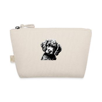 Pudel Hundewelpe Hundeliebe Pudelwelpe Hundehalter - Bio-Täschchen - Natur - Vorne