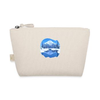 Skiing Ski Skiing Outfit Ski Design Skiers - Organic Pouch - nature - Front