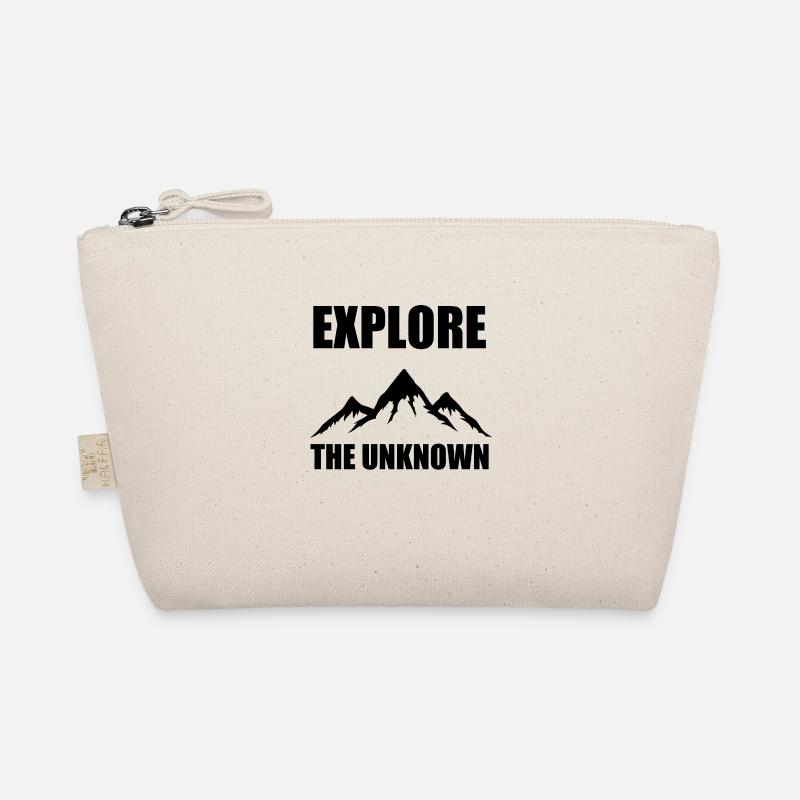 Explore the unknown - Hiking, Nature, Adventure Organic Pouch