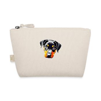 Doberman Trainer Doberman Dog Doberman Puppy - Organic Pouch - nature - Front
