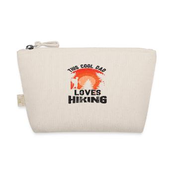 This cool Dad loves Hiking - Bio-Täschchen - Natur - Vorne