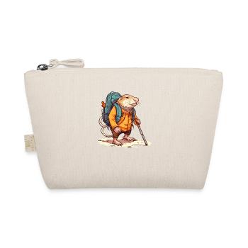 Mole rat equipped like a pro hiker - Organic Pouch - nature - Front