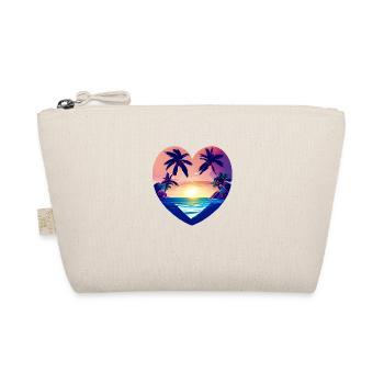 Summer vacation Palm Island Sun Palm Beach - Organic Pouch - nature - Front