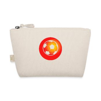 Fußball Soccer - Bio-Täschchen - Natur - Vorne