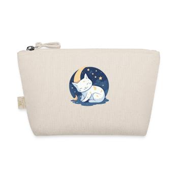 niedliche katze auf dem Mond - Bio-Täschchen - Natur - Vorne