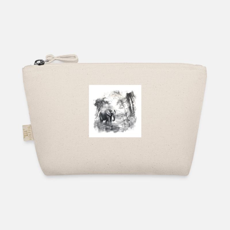 Aquarelle dessinant éléphant dans la forêt Trousse biologique