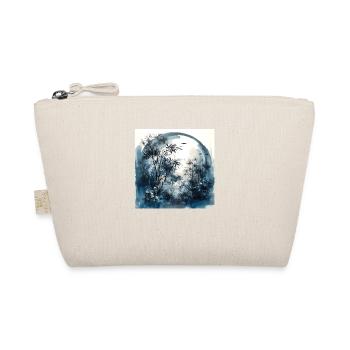 Watercolor Forest Illustration - Organic Pouch - nature - Front