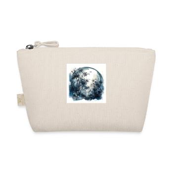 Watercolor Forest Illustration - Organic Pouch - nature - Front