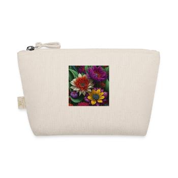 multiple flower patern exotic - Organic Pouch - nature - Front