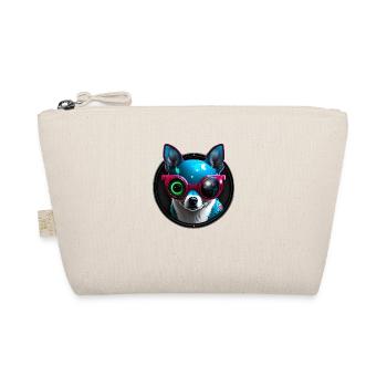 Chihuahua futuristic neon - Organic Pouch - nature - Front