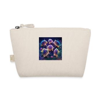 Amazing group of magic yellyfish - Organic Pouch - nature - Front